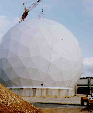 68 ft. Diameter Radome Thin Membrane Wall DSF Radome for the Defense Satellite Communications System (DSCS) Okinawa